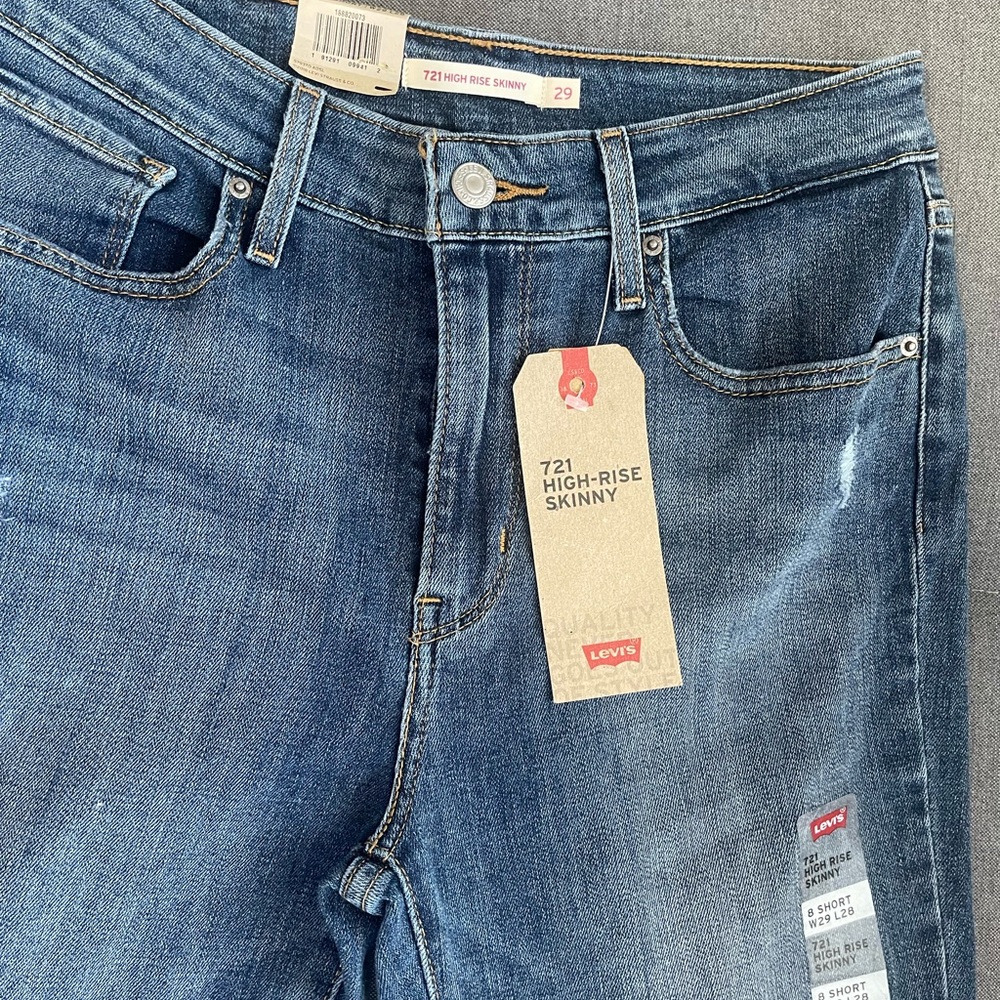 Levi's Blue Skinny Jeans for Women - Picture 3 of 6